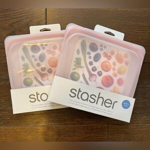 Stasher Sandwich Bags x2